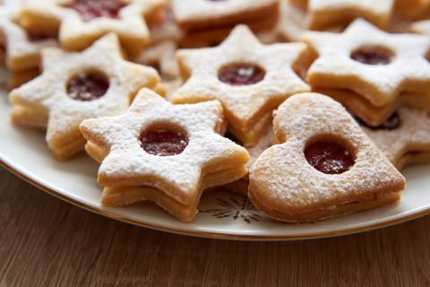 Linzer cookies